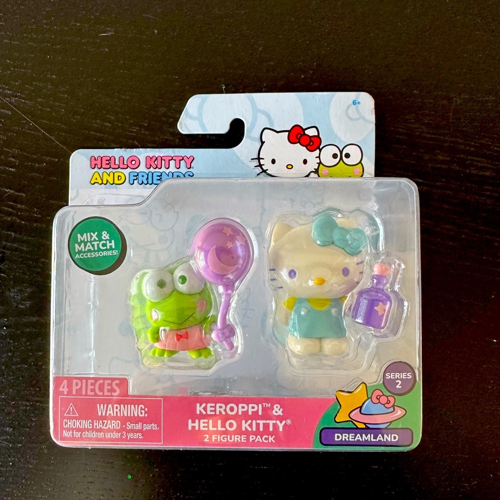 Sanrio Keroppi & Hello Kitty 2‎ figure pack